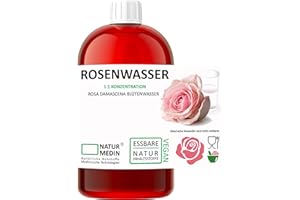 NATURMEDIN ... NATÜRLICHE ROHSTOFFE MIT MEDIZINISCHEN TECHNOLOGIEN 1.000-ml ROSENWASSER Essbares Gesichtswasser. 100% naturrein NATURMEDIN®