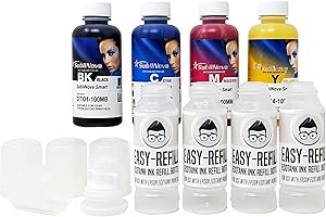INK EXPERTS Easy Refill Inktec Sublinova Dye Sublimation Ink Set Compatible with Epson Ecotank ET2810