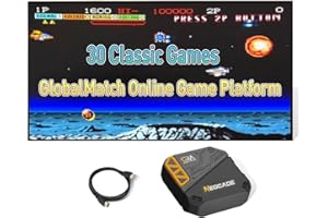 Neocade GO15 Console per Videogiochi Retrò , 12 VISCO e 18 PIKO originali con licenza integrati, supporta i combattimenti online in tempo reale dei giocatori