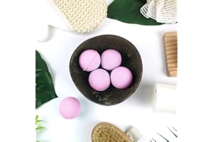 French Tendance - Coffret 5 Bombes de Bain - 5 x 20g - Effet Relaxant, Moment Détente - Senteur Douce à La Rose - Kit Bombe Bain Moussant - Cadeau Femme Original Beauté, Bien Etre