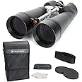 Celestron 71017 SkyMaster 25x100mm Porro Prism Binoculars with Multi-Coated Lens, BaK-4 Prism Glass and Carry Case, Black