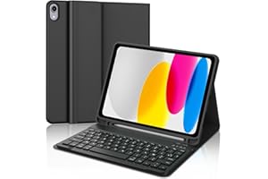 WINCHKING Clavier pour iPad 11 ème A16 2025- Coque Clavier iPad 10eme Generation 2022, AZERTY