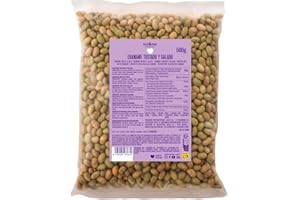 Edamame tostati e salati 500 g nut&me | Senza glutine e senza zuccheri aggiunti | Ricco di proteine | Snack croccante perfetto per non saltare la dieta