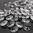 MASUNN 50pcs Clear Glass Crystals Chandelier Pendant Lamp Prisms Parts Hanging Drops 18MM