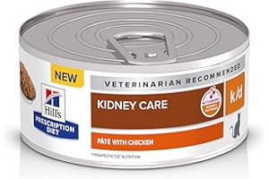 HILL'S PRESCRIPTION DIET Hill's Feline K/D Chicken Can Comida para Gatos - 156 gr