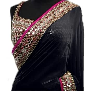 Mirror saree amazon Outlet