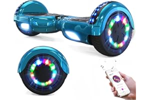 GeekMe Hoverboards for kids 6.5 Inch, Quality hoverboards with Bluetooth Speaker,Beautiful LED Lights,Gift for kids and teenager