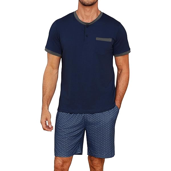 Pigiama Uomo Estivo 2 Pezzi In Cotone - Maniche Corte, Morbido E Traspirante, Taglie S-3XL - Foto 12