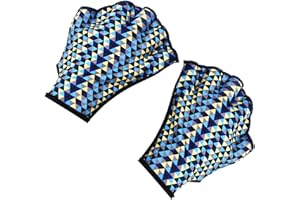 FOWAY Gants Aquatiques Gants De Natation Gants De Plongée Pagaies De Natation pour La Main, Pagaies À Main pour Entraînement De Natation Gants Palmés De Natation pour Fitness Aquatique Entraînement