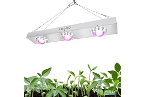 Niello COB Lampara LED Cultivo, 600W Luz de Espectro Completo Crecimiento para plantas de interior, para hidroponía Sistema de invernadero para plantas de interior para el crecimiento y la floración