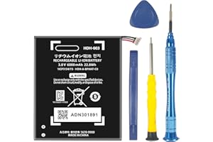 FLSTOR Batterie de rechange HDH-003 pour Switch Lite, 6000 mAh, compatible avec Switch Lite HDH-001 Game Console Li-ion avec outil d'installation