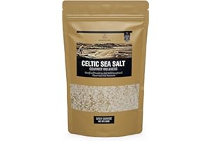 Maison Seltique Celtic Sea Salt, 100% Natural, Sal Celta Cosechada a mano, Artesanal - Pura y Sin Refinar | Sal Marina sin aditivos| Bolsa Resellable | Ideal para Cocina Gourmet y Saludable (500gr)