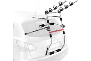 Mottez A014PCAD 3 Bike Premium - Transportador de bicicleta de ciclismo, tamaño 3 Bicicletas, color Gris