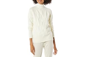 Amazon Essentials Kobiety Miękki w dotyku sweter z lejkiem na szyję