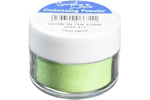 Sweet Dixie Embossing Powder Glow in the Dark-Light Green, Synthetic Material, 4 x 4 x 3 cm