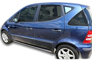 ‎J&J AUTOMOTIVE J&J AUTOMOTIVE Wind Deflectors Suitable for A-Class W168 1997-2004, Heko Rain Deflector, Tinted, Set of 2, Front, Aerodynamic