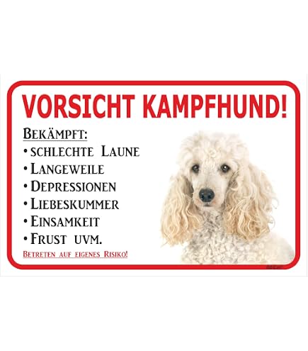 AdriLeo Warnschild 'Vorsicht Bullterrier' – Robustes Aluminiumschild Für Garten & Haus