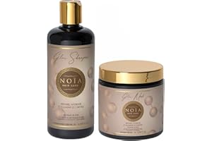 NOIA PARIS NOIA HAIR - PACK DUO SHAMPOING 500ML + MASQUE 500ML (PACK DUO GLOW PROTEINE DE SOIE, ACID HYALURONIC & MIEL SHAMPOING + MASQUE)