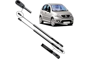 Ramor Strutz 2x Verin de Hayon Compatibles avec Citroen C3 Mk1 2002-2009.. Ressorts à Gaz pour Hayon, Verins de Coffre. Remplacement pour 8731G3 et d'autres.