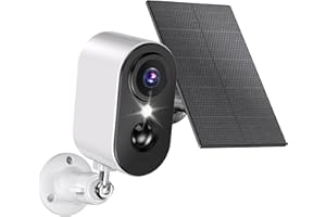 PESAIR 2K Cámara de vigilancia WiFi exterior inalámbrica Batería, IP66, 2,4 GHz