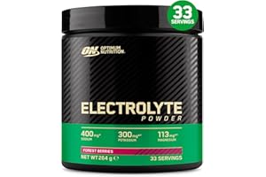 Optimum Nutrition Electrolyte Powder, Forest Berries Ready-to-Mix Formula, Sodium Magnesium Potassium Food Supplement for Workouts and Intense Training, 264 g, 33 Servings