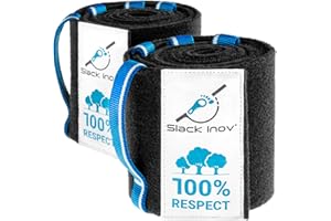 ‎SPIDER SLACKLINE Slack-INOV Baumschutz XXL - Baumschutz - Vier senkrecht eingenähte Streifen zur Unterstützung der Slackline oder des Gurtes an Allen Punkten - Kompatibel mit Allen Spider Slacklines - 200 cm