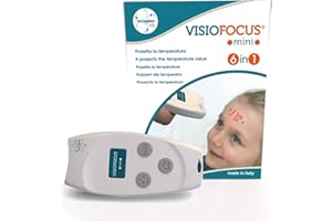 Tecnimed 53645 Termometro a Distanza Visiofocus Min 6 In 1, Misura e Proietta