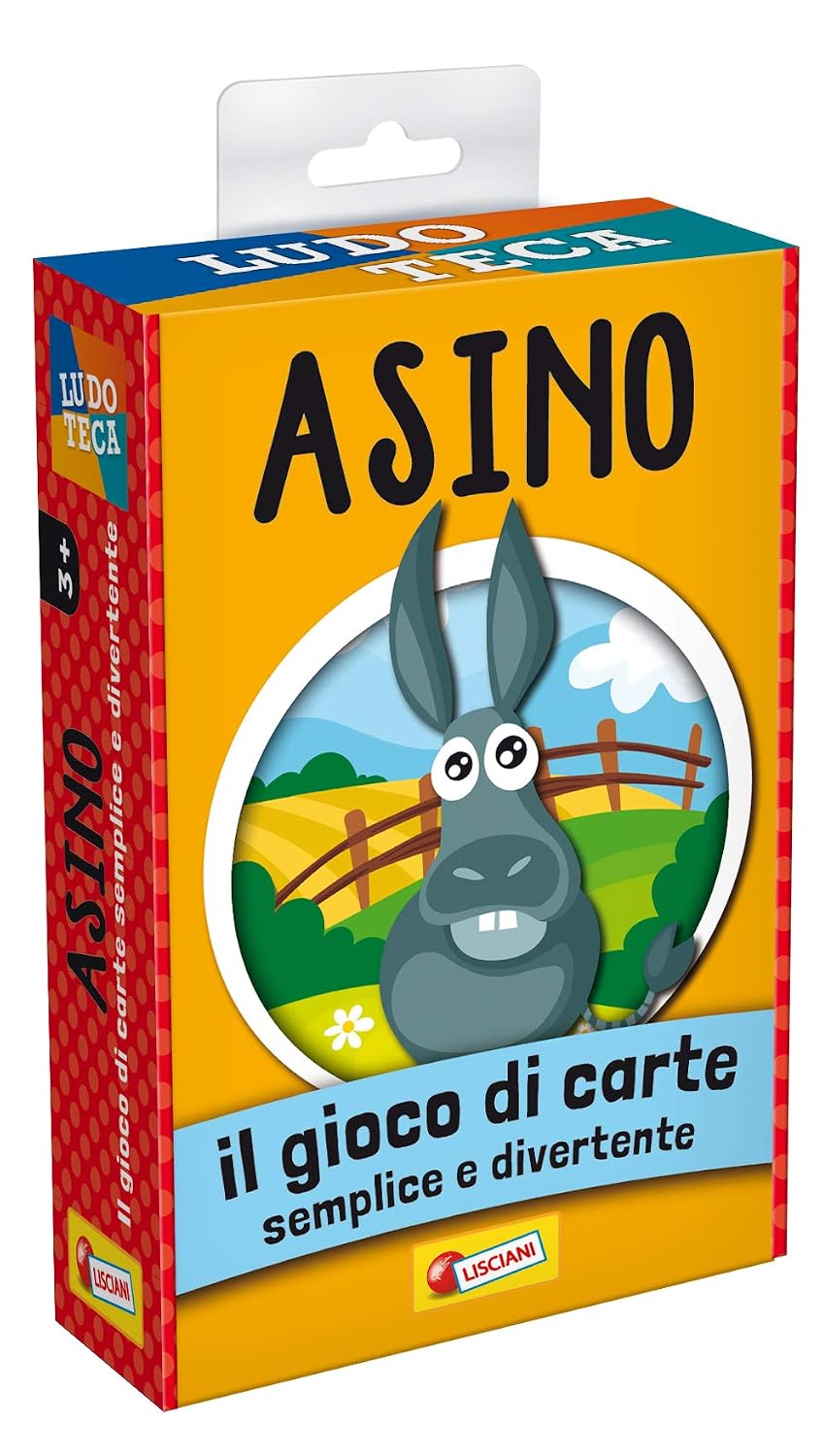 Liscianigiochi Ludoteca Le Carte Dei Bambini Asino Gioco Di Società, Multicolore, 85743