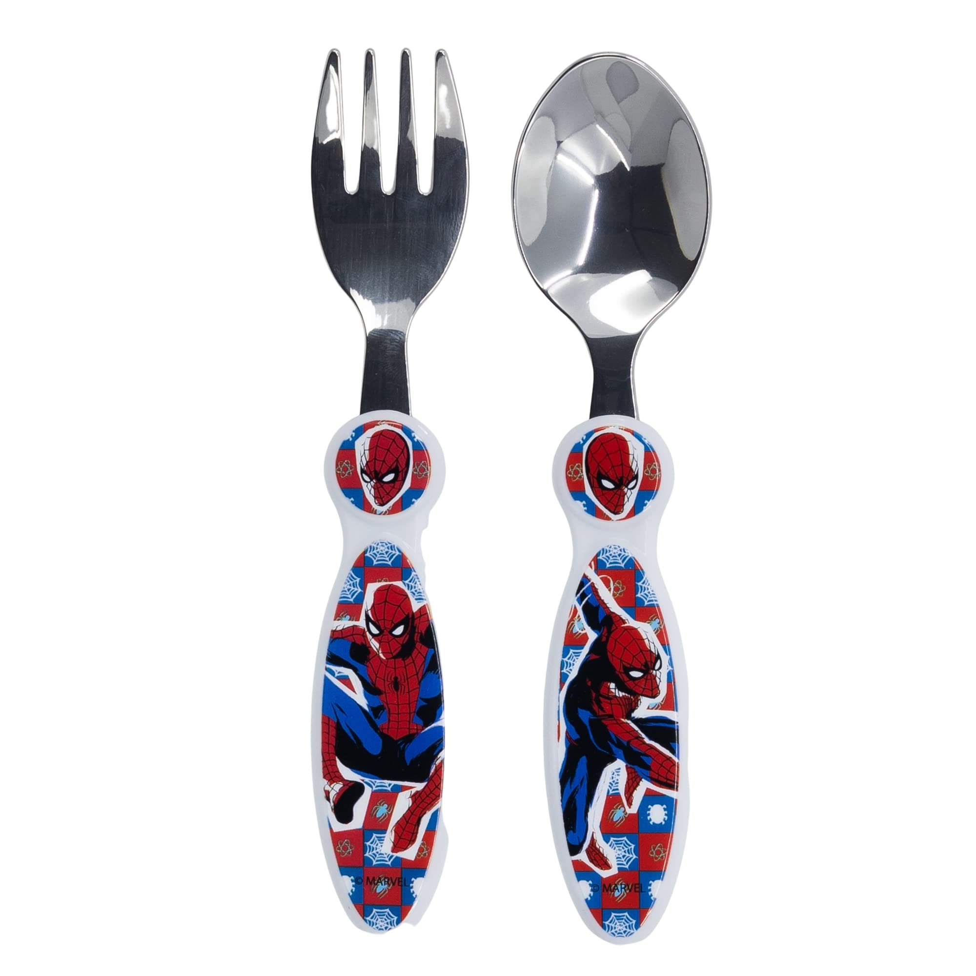 Cubiertos metálicos Spiderman Marvel