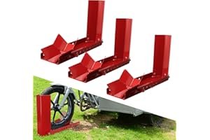 Gimisgu Soporte de montaje para rueda delantera de motocicleta, soporte de montaje de 3 unidades, abrazadera de rueda delantera, soporte para motocicleta, adecuado para neumáticos de 8-24 pulgadas,