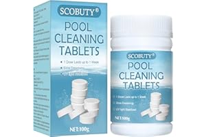 SCOBUTY Pastillas de Multiacción,Piscina Pastillas,Tabletas Multifuncion