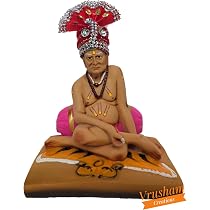 Buy VRUSHAM CREATIONS Polystone- Action Shree Swami Samarth Murti ...