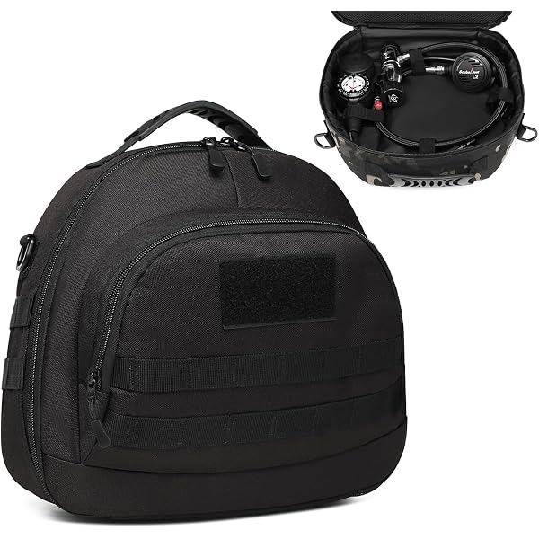 ABYSSTAR Sac Régulateur Sous-marin – Noir, 40x20x10 Cm, Rembourrage Intérieur, Adulte