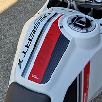Resin Bike Tankaufkleber Für Ducati DesertX 2022-2025 – 3D-Harz, Schützt Vor Kratzern, Made In Italy