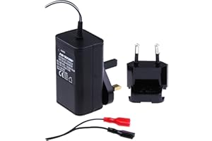 ANSMANN 2039-3002 BCA120-350 "UK and EU" Plugs Lead Acid battery Charger - Black