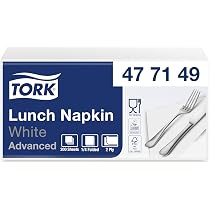 Tork Lunch Servietten Natural, 1/4 Gefaltet, 2-lagig, 33x33 Cm – Perfekt Für Restaurant & Gastronomie