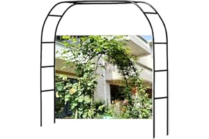 Arche de Mariage Décoration 120cm 140cm 160cm 180cm 200cm 240cm 280cm 350cm Arche de Jardin Arceau à Rosiers Plante Grimpantes Résistant aux intempéries (Size : 280 Large x 220cm Haut)
