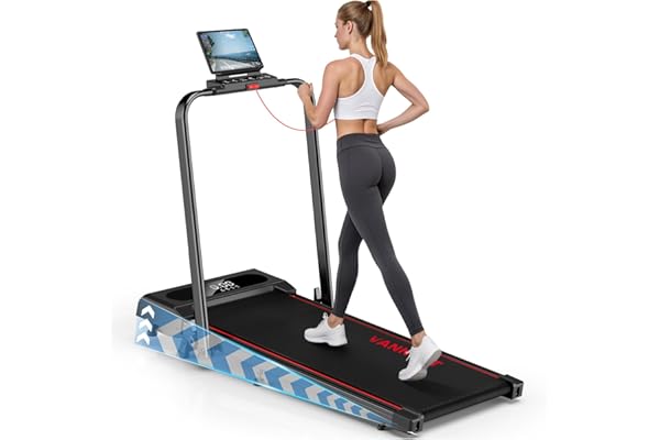 VANNECT Cinta de Correr con Inclinación, 2.75HP Cinta de Andar con Magnético Control Remoto, Walking Pad con Pantalla LED, No Requiere ensamblaje, Capacidad de 150kg