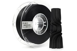 R3D PLA Pro Matte Black High Speed Filament 1.75mm 1 KG, 3D Printer Filament for 30-600 mm/s High-Speed Printing, Dimensional Accuracy +/- 0.02 mm, 1 kg Plastic Spool, Compatible with AMS