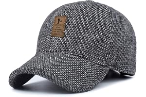 MRACSIY Hommes Casquettes d'hiver Casquette De Baseball