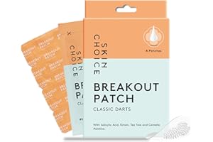 SKIN CHOICE Microdart Pimple Patches Salicylic Acid, Hyaluronic Acid, CICA, Tea Tree, Early Stage Acne Spot Treatment, Dots Hydrocolloid Patch for Spots, Vegan Cruelty-Free Korean Skincare, 8 Pcs