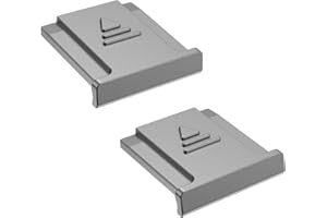 (2 Pack) JJC Funda para Zapata para Fujifilm X-E5 X Half X-HF1 XS20 XH2 XH2s XH1 XT5 XT4 XT3 XT2 XE4 XT50 XT30 XT30II X-T30III XT20 X100VI X100V X100F GFX100RF GFX100SII GFX100S GFX100 XPRO3 Plata