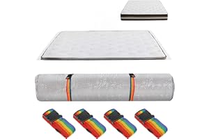 130×210 cm Vakuumpåsar för madrasser med 4 spännband: PA+PE Material Transparent madrassväska för flyttning Vakuumpåse, vakuu