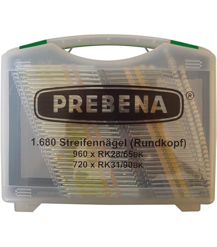 20° Streifennägel 3,1x90mm Glatt Blank Für Nagler Bostitch Prebena Paslode KMR B