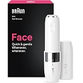 Braun Mini Y&uuml;z T&uuml;y Alma Cihazı, hızlı ve nazik, FS1000, Beyaz