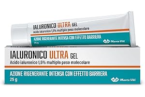 Marco Viti - Ialuronico Ultra Gel, 25 g, Acido Ialuronico 1,5%, Idratazione Profonda e Protezione, Azione Rigenerante Intensa, Effetto Barriera Contro Agenti Esterni, Texture Leggera