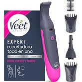 Veet All in One Trimmer, Bikini and Full Body, Face and Eyebrows, Women's Intimate Zone Water Resistant, with 2 Heads and 4 C