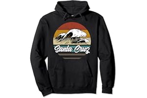 SANTA CRUZ CA VINTAGE RETRO GRAPHIC DESIGNS Santa Cruz California vintage retro Sudadera con Capucha