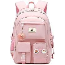 Hidds Laptoprugzakken 15,6 inch schooltas college rugzak reizen dagrugzak grote boekentassen voor tieners meisjes vrouwen student, Gebroken Wit, L, Dagrugzak