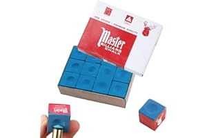 Qneneam 12 Pieces Snooker Chalk, Pool Chalks, Snooker Cues Chalk, Pool Cue Chalk, Pool Cue Billiard Chalk, Cue Chalk, Premium Billiard Chalk for Pool, Snooker, and Billiards